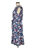 Chaps Floral Blue Casual Dress Size L - photo 5
