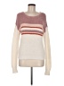 Louna Color Block Ivory Pullover Sweater Size M - photo 1