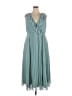 ASOS Design 100% Polyester Teal Cocktail Dress Size 18 - photo 1