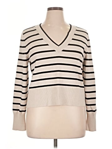 Marled Pullover Sweater (view 1)