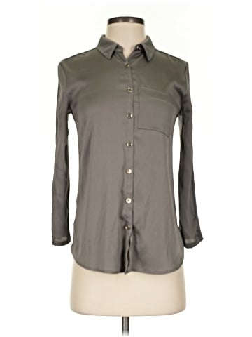 Ann Taylor 3/4 Sleeve Button-Down Shirt (view 1)