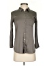 Ann Taylor Gray 3/4 Sleeve Button-Down Shirt Size XS - photo 1