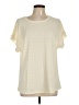 Dokotoo Ivory Short Sleeve Top Size L - photo 1