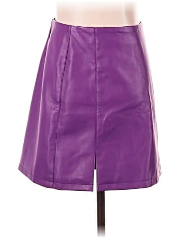 Miss Selfridge Faux Leather Skirt (view 1)