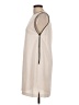 Astr 100% Polyester Solid Ivory Casual Dress Size L - photo 5