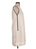 Astr 100% Polyester Solid Ivory Casual Dress Size L - photo 4