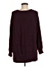 Ellen Tracy Solid Burgundy Pullover Sweater Size M - photo 2