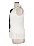 DKNY 100% Polyester White Sleeveless Top Size XL - photo 5