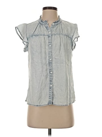Rails Sleeveless Button-Down Shirt (view 1)