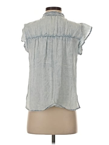 Rails Sleeveless Button-Down Shirt (view 2)