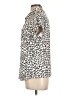BCBGMAXAZRIA Animal Print Ivory Short Sleeve Blouse Size L - photo 5