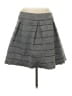 Ginger G. 100% Polyester Chevron-herringbone Gray Casual Skirt Size L - photo 1