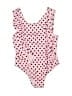 Penelope Mack Polka Dots Pink One Piece Swimsuit Size 2T - photo 1