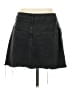 Topshop Solid Black Denim Skirt Size S - photo 2