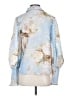 Anewsta 100% Polyester Print Blue 3/4 Sleeve Blouse Size 4 - photo 2