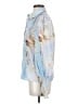 Anewsta 100% Polyester Print Blue 3/4 Sleeve Blouse Size 4 - photo 5