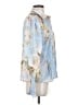 Anewsta 100% Polyester Print Blue 3/4 Sleeve Blouse Size 4 - photo 4