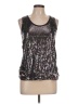One Clothing 100% Polyester Silver Tank Top Size L (estimated) - photo 1