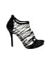 Wild Rose Animal Print Black Heels Size 6 - photo 1