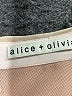 Alice + Olivia Metallic Solid Gold Silver Formal Skirt Size 6 - photo 4