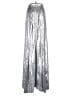 Uoozee 100% Polyester Metallic Silver Casual Pants Size S - photo 1