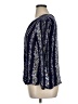 Old Navy 100% Rayon Blue 3/4 Sleeve Blouse Size XL - photo 5