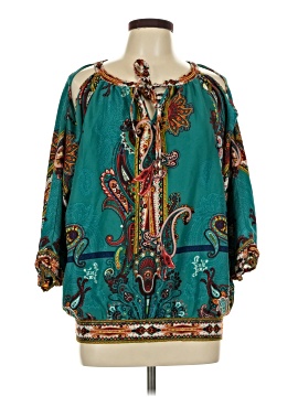 Beige By Eci 3/4 Sleeve Blouse