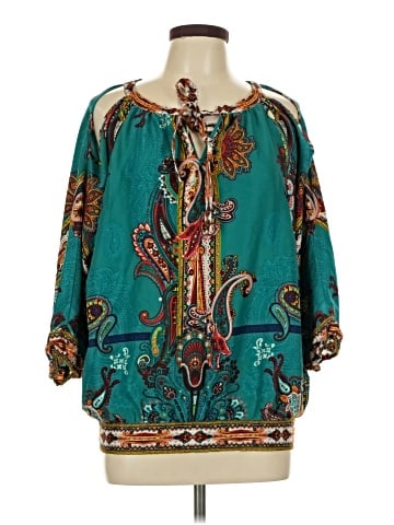 Beige by ECI 3/4 Sleeve Blouse (view 1)