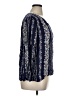 Old Navy 100% Rayon Blue 3/4 Sleeve Blouse Size XL - photo 4
