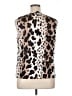 St. John Brown Blouse Size XL - photo 2