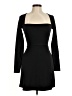 Tinsel Solid Black Cocktail Dress Size 6 - photo 1