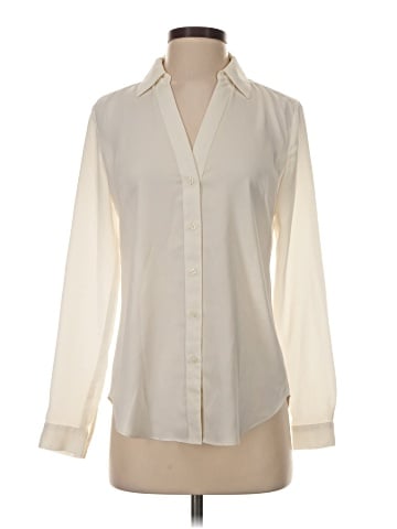 Ann Taylor Long Sleeve Blouse (view 1)