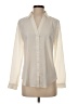 Ann Taylor Ivory Long Sleeve Blouse Size XS - photo 1