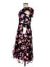 Xscape Floral Blue Black Cocktail Dress Size 10 - photo 5