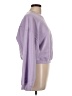 Unbranded Solid Purple Sweatshirt Size L - photo 4
