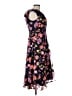 Xscape Floral Blue Black Cocktail Dress Size 10 - photo 4