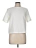 MELLODAY 100% Polyester Ivory Short Sleeve Top Size M - photo 1