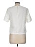 MELLODAY 100% Polyester Ivory Short Sleeve Top Size M - photo 2