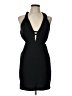 AaKaa 100% Polyurethane Black Cocktail Dress Size L - photo 1