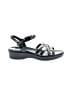 Prada Linea Rossa 100% Leather Black Sandals Size EU 37 - photo 1