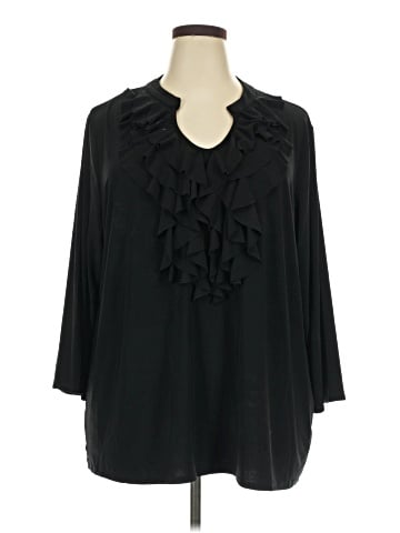 Cato 3/4 Sleeve Blouse (view 1)