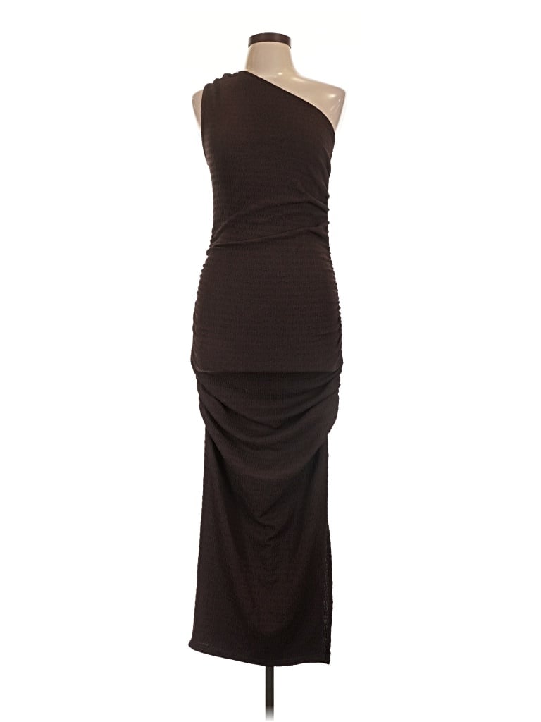 Pre-owned Shein Cocktail Dress In Brown