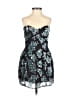 BCBGMAXAZRIA Paisley Teal Cocktail Dress Size S - photo 1