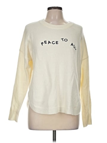 Madewell Peace to All Westlake Pullover Sweater in Coziest Yarn (view 1)