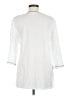 Chico's 100% Cotton White 3/4 Sleeve Blouse Size Med (1) - photo 2
