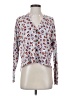 Ann Taylor 100% Cotton Silver Cardigan Size S - photo 1