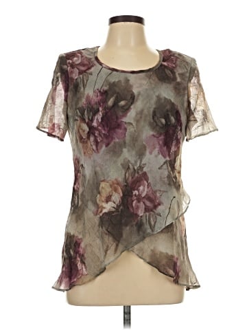 S.L. Fashions Short Sleeve Blouse (view 1)