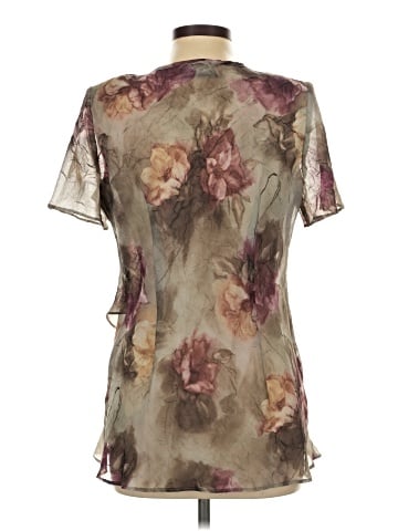 S.L. Fashions Short Sleeve Blouse (view 2)