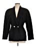 Max Mara 100% Lana Wool Black Wool Blazer Size 10 - photo 1