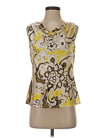 St. John Sleeveless Silk Top (view 1)